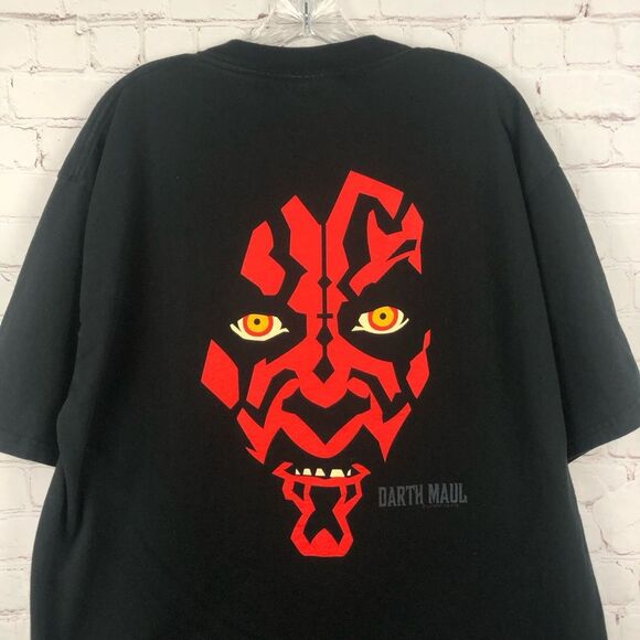 Vintage 90's Star Wars Episode 1 Darth Maul Lee Sport Tee Men's Sz XL - Picture 2 of 10